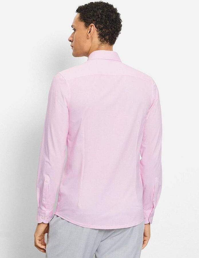 Olymp Overhemd Level 5 24 Seven Pied De Poule Roze - Foto 2