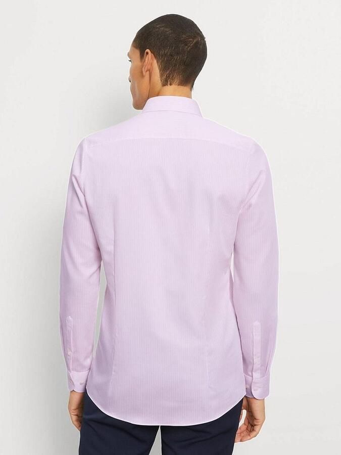 Olymp Overhemd Level 5 Luxury Stripe Roze - Foto 3