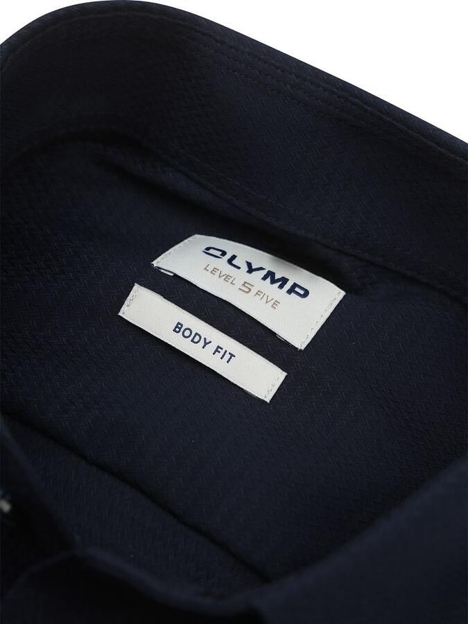 Olymp Overhemd Level 5 Navy Extra Lange Mouwen - Foto 3