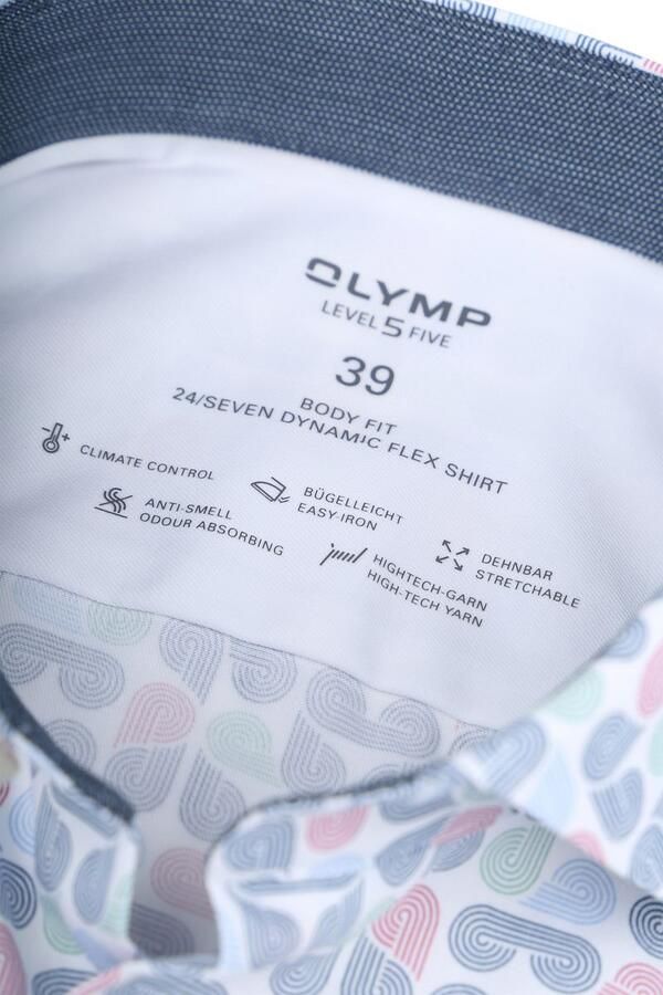Olymp Overhemd Level 5 Print Multicolour - Foto 2