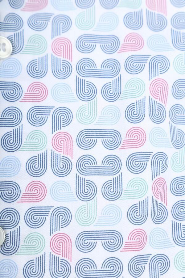 Olymp Overhemd Level 5 Print Multicolour - Foto 3