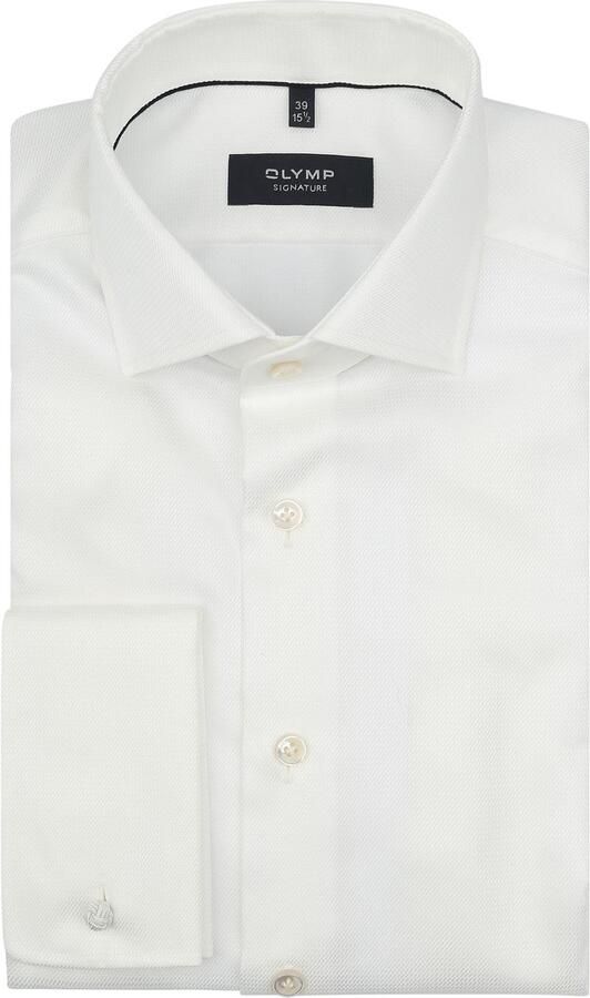 Olymp Overhemd Lange Mouw Signature Overhemd Champagne