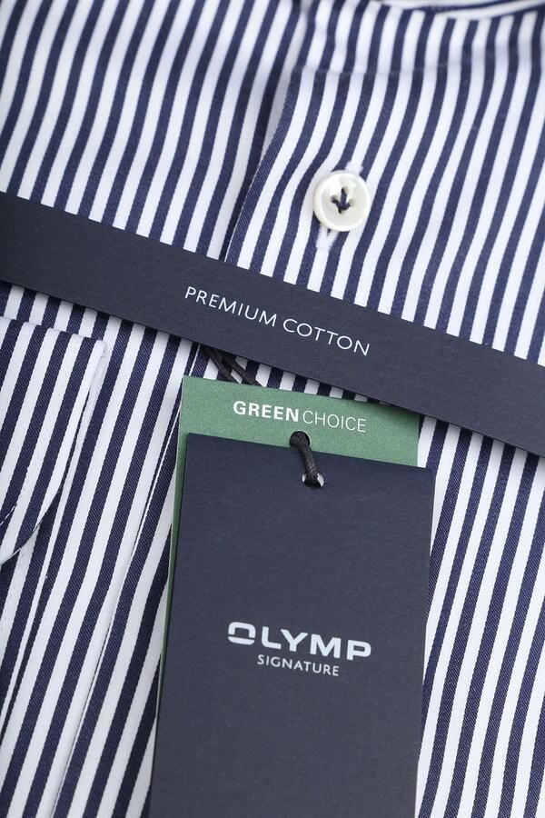Olymp Signature Overhemd Streep Blauw - Foto 3