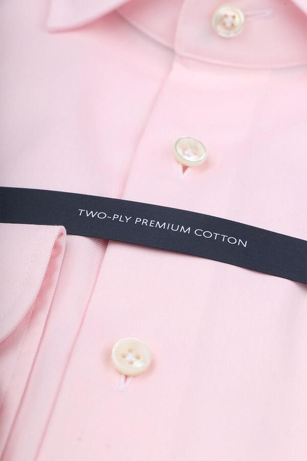 Olymp Signature Twill Overhemd Roze - Foto 3