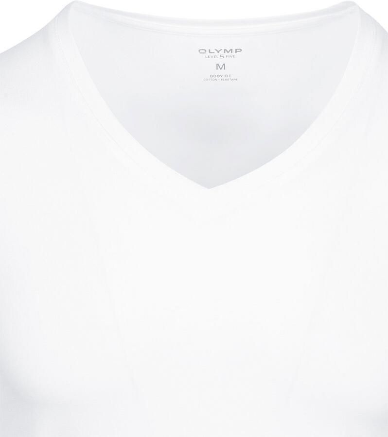 OLYMP T-shirt Casual V-hals ideaal om onder te dragen - Foto 2