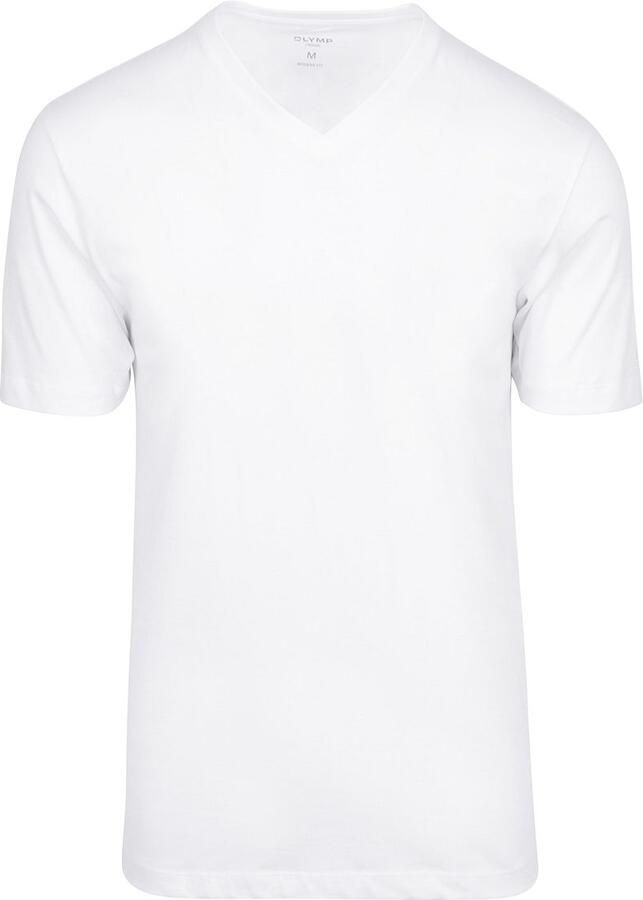 OLYMP T-shirt Casual met ton-in-ton logo-borduursel op de mouw (set 2-delig 2 stuks) - Foto 4