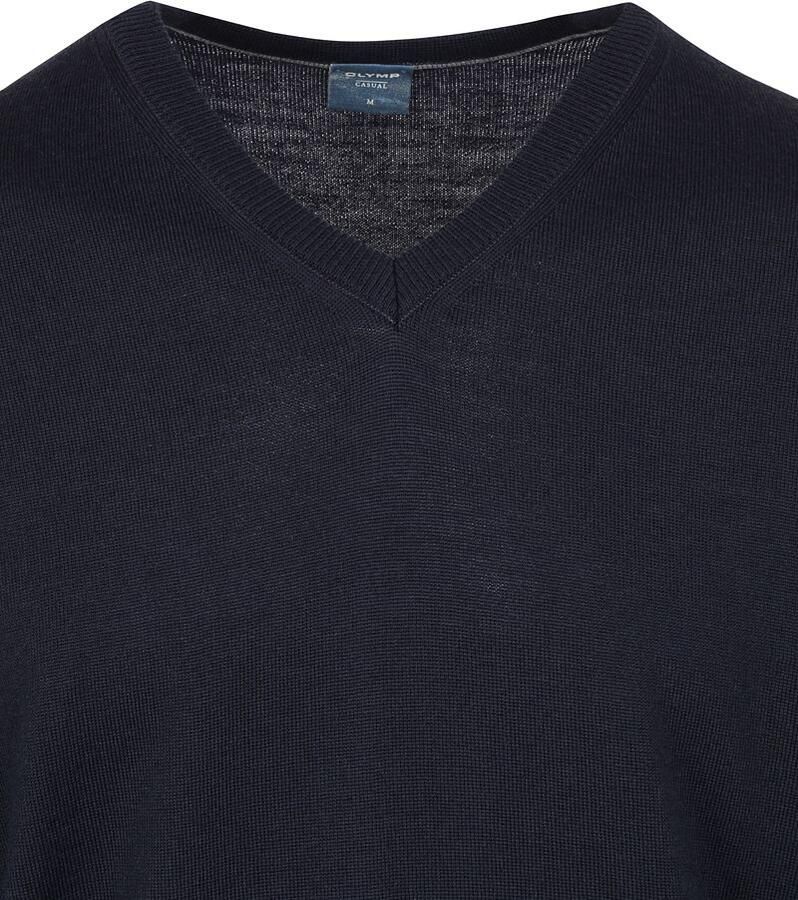 OLYMP Trui met V-hals brei casual klassieke brei-pullover - Foto 2