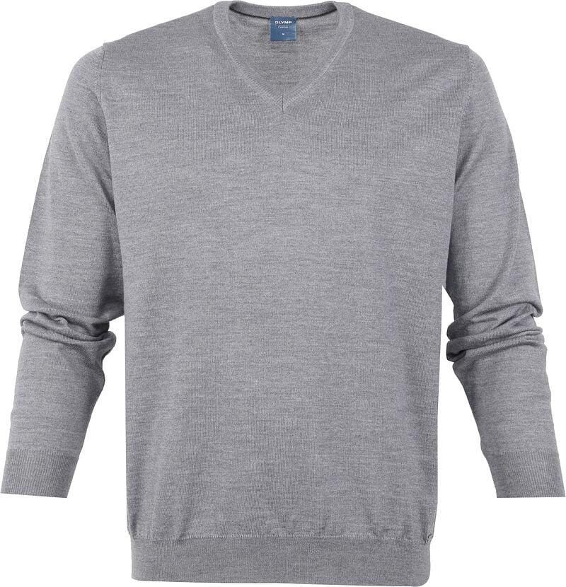OLYMP Trui met V-hals brei casual klassieke brei-pullover - Foto 3
