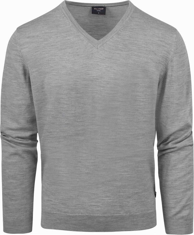 OLYMP Trui met V-hals brei casual klassieke brei-pullover