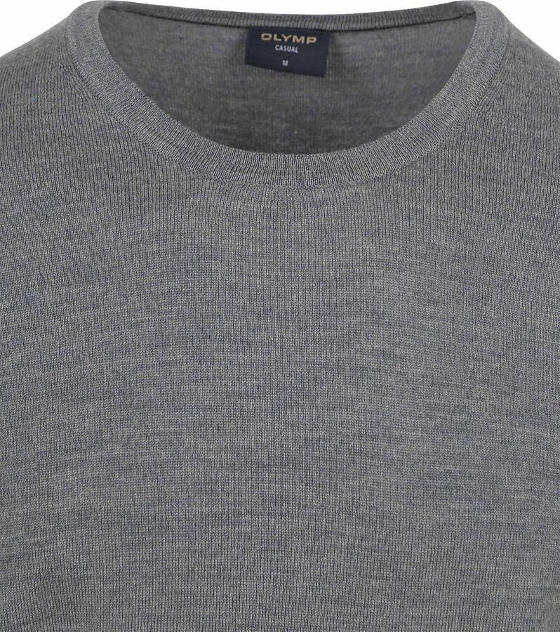 OLYMP Trui met ronde hals brei casual moderne gebreide trui