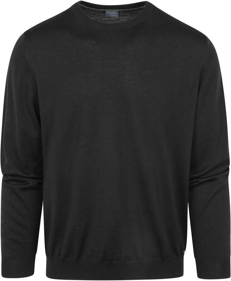 OLYMP Trui met ronde hals brei casual moderne gebreide trui