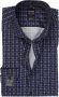 Olymp Overhemd Level Five SL7 Print Navy - Thumbnail 1
