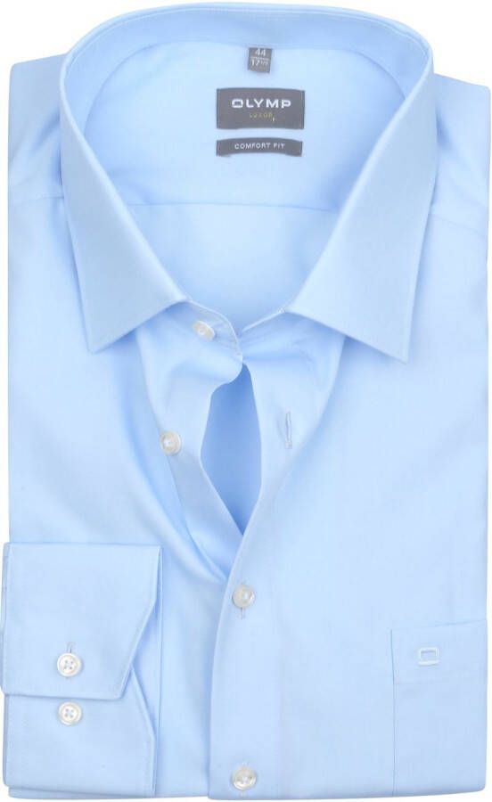 Olymp Overhemd Luxor Comfort Fit Sleeve 7 Lichtblauw