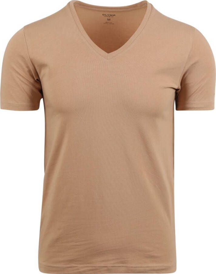 Olymp T-Shirt V-Hals Nude