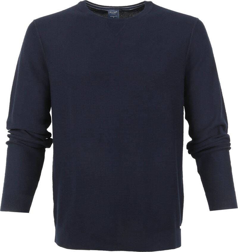 Olymp Klassieke Pullover Sweater Black Heren
