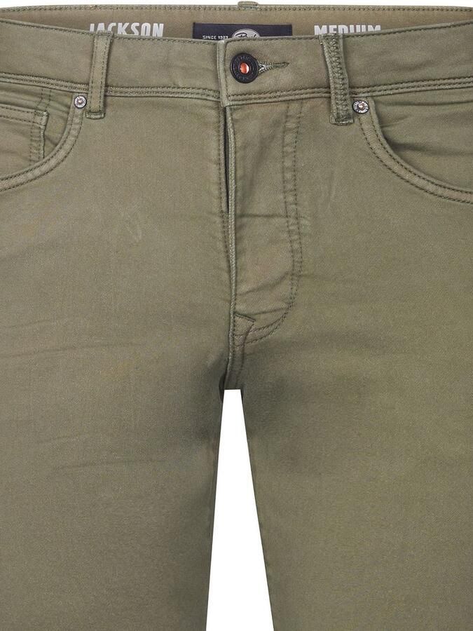 Petrol Industries Broek Denim Short Jackson Olijfgroen - Foto 5