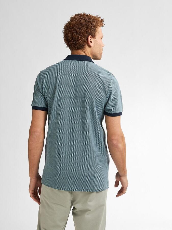 Petrol Industries T-shirt Half Zip Polo Keyline Ocean Blauw