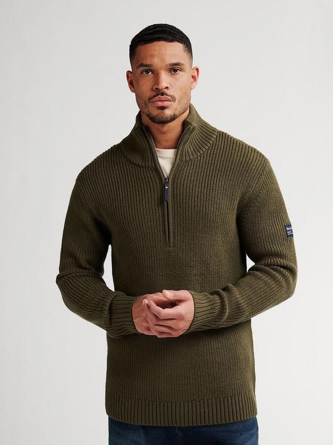 Petrol Half Zip Pullover Army Green - Foto 2