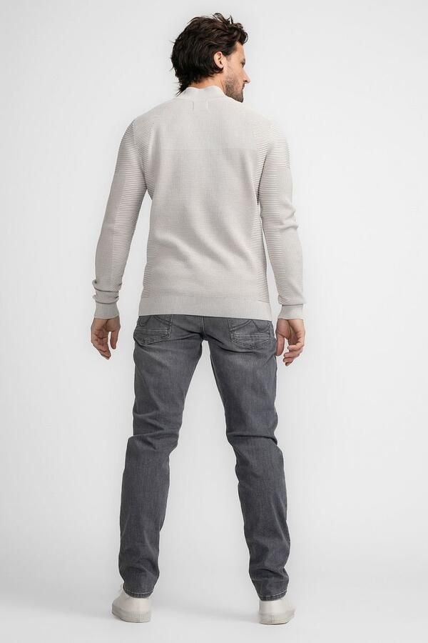 Petrol Half Zip Pullover Ecru - Foto 4