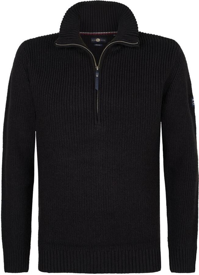 Petrol Half Zip Pullover Navy