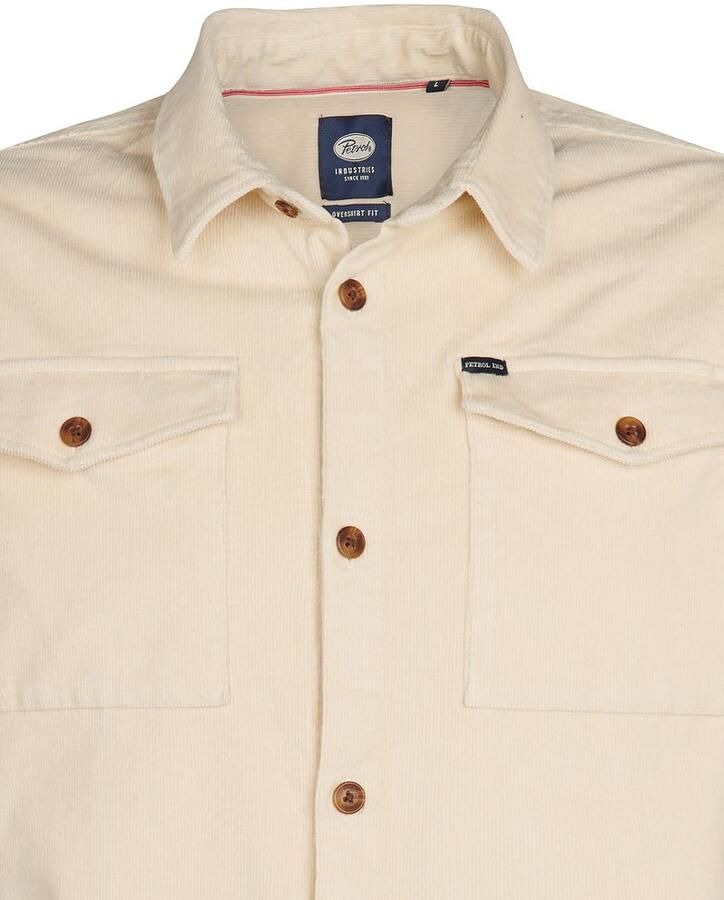 Petrol Overhemd Corduroy Beige - Foto 2