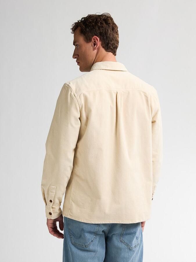 Petrol Overhemd Corduroy Beige - Foto 5
