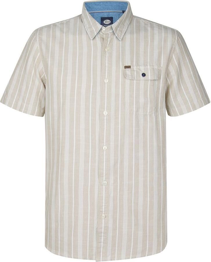 Petrol Overhemd Turtlevista Beige