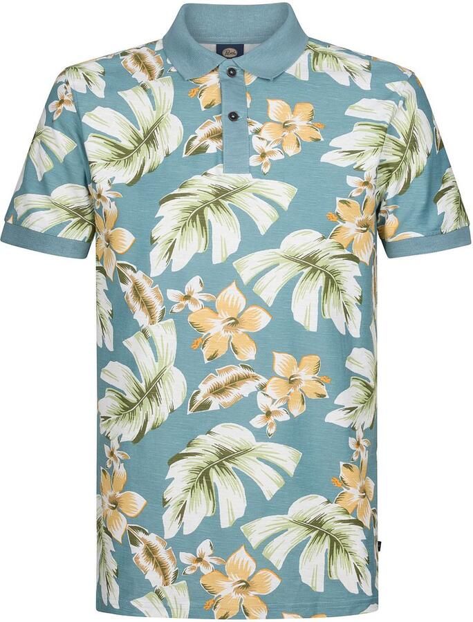 Petrol Industries T-shirt Polo Blueview Blauw