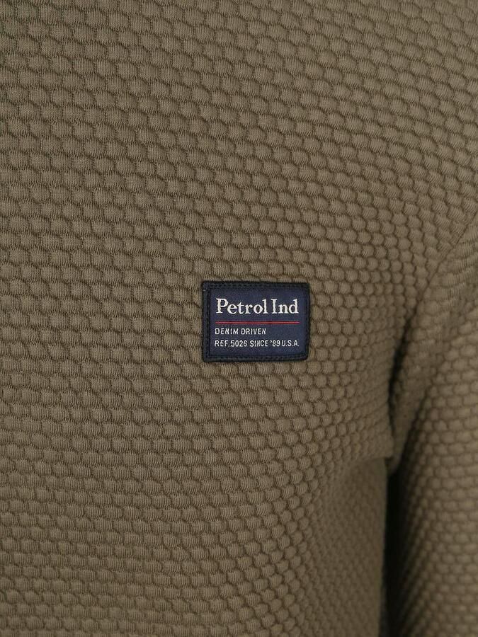 Petrol Pullover Structure Olive - Foto 3