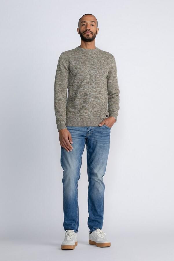 Petrol Pullover Trui Melange Groen - Foto 3
