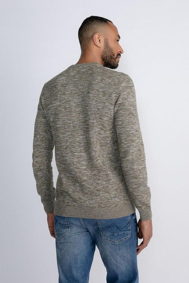 Petrol Pullover Trui Melange Groen - Foto 5
