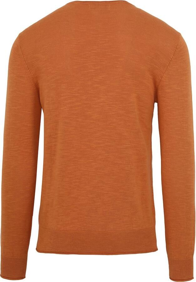 Petrol Industries gemêleerde regular fit longsleeve desert orange - Foto 4