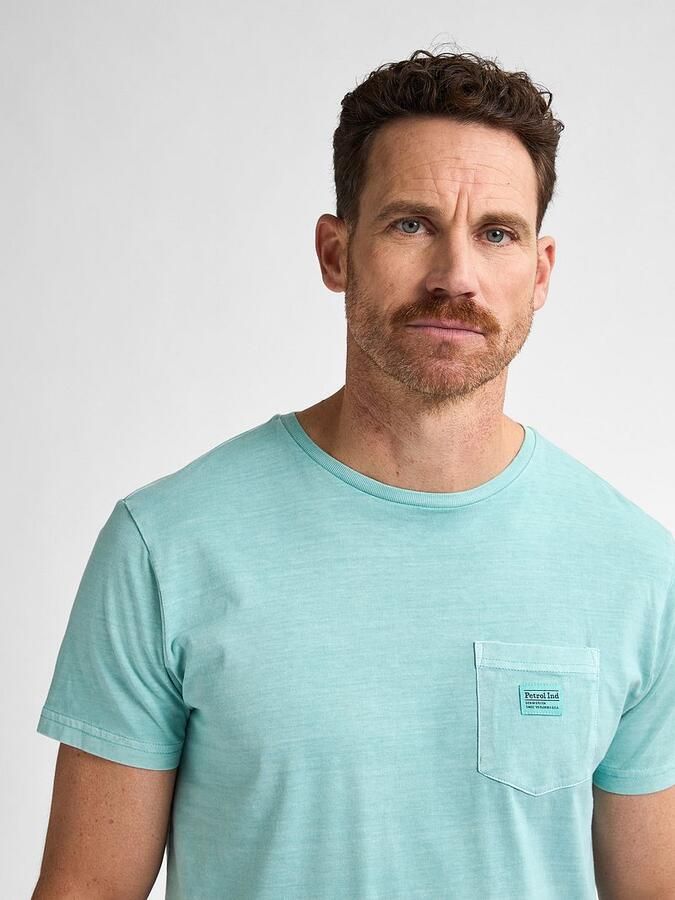 Petrol T-Shirt Key Melange Aqua - Foto 3