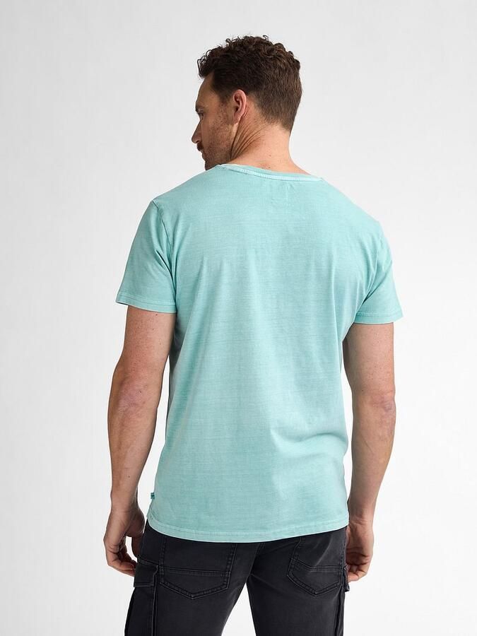 Petrol T-Shirt Key Melange Aqua - Foto 4