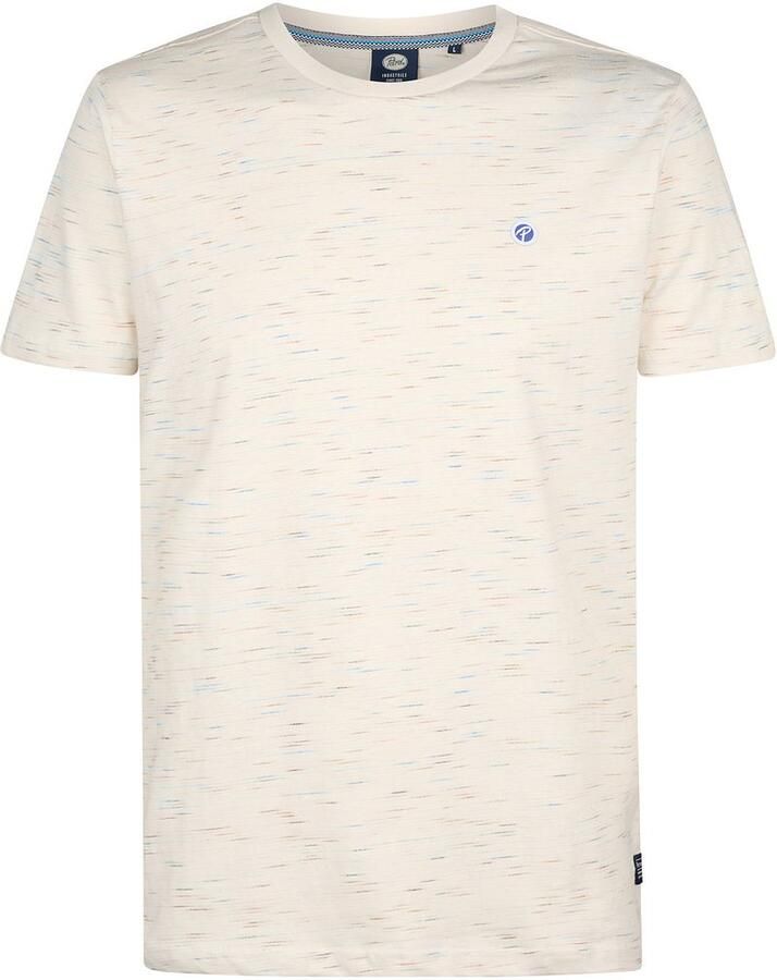 Petrol Industries T-shirt T-Shirt Sandstone Melange Ecru