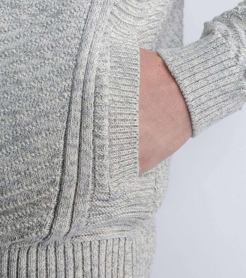 Petrol Industries gebreid vest antique white melee - Foto 2