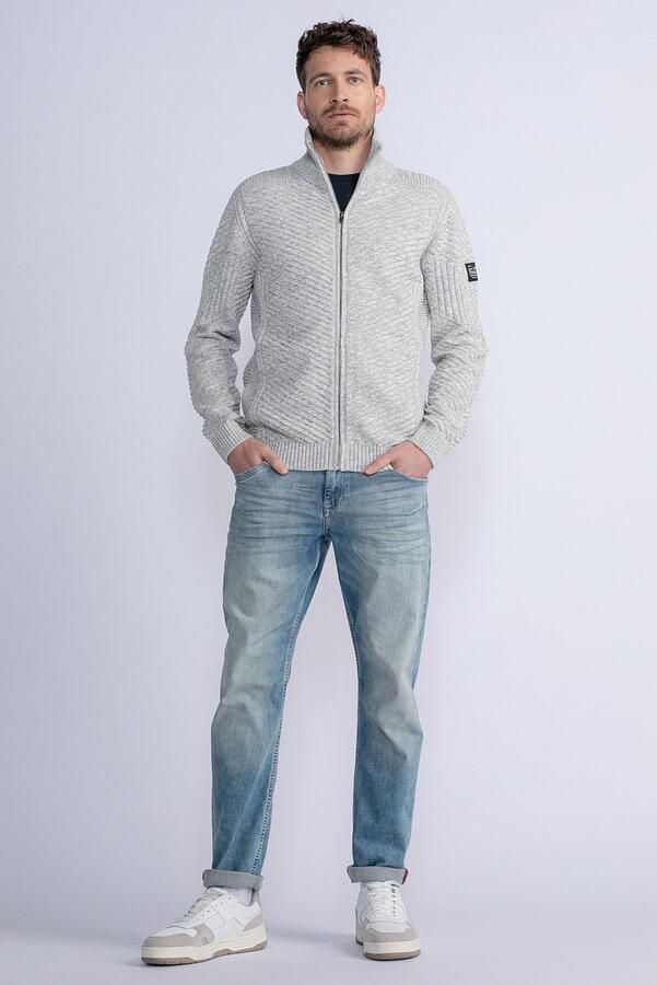 Petrol Industries gebreid vest antique white melee - Foto 4