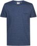 Petrol T-Shirt Gestreept Navy - Thumbnail 1