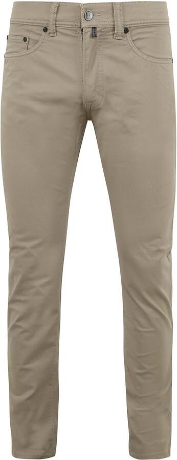 Pierre Cardin 5 Pocket Broek Antibes Vintage Kaki