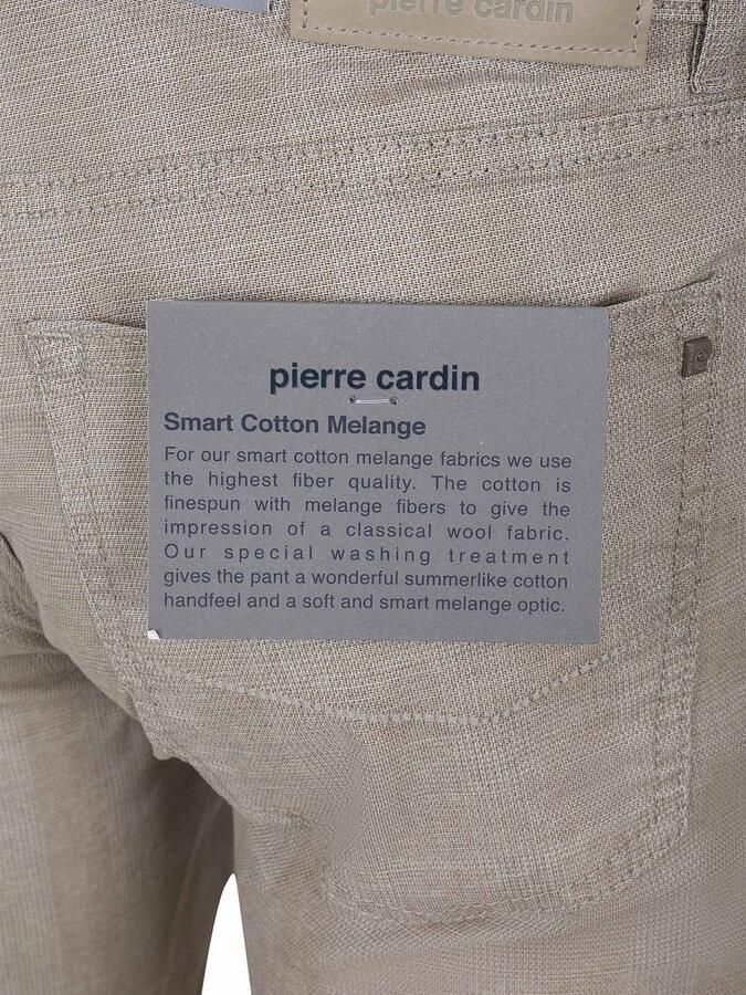 Pierre Cardin Broek Laval Checks Beige - Foto 3