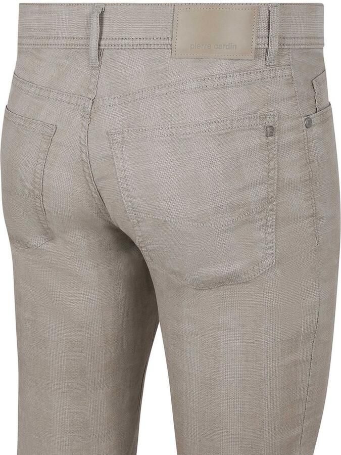 Pierre Cardin Broek Laval Checks Beige - Foto 4