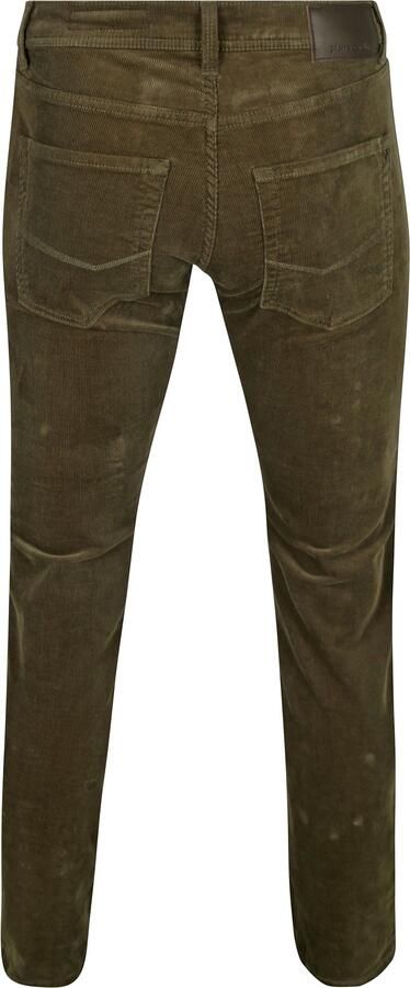 Pierre Cardin Broek Lyon Future Flex Corduroy Olijfgroen - Foto 4