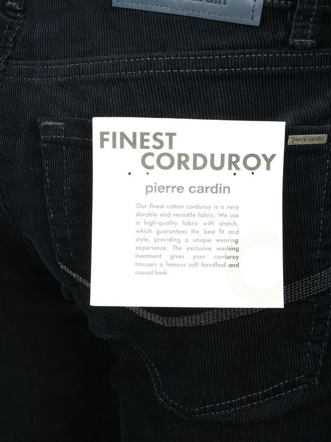 Pierre Cardin Broek Lyon Tapered Corduroy Navy - Foto 3