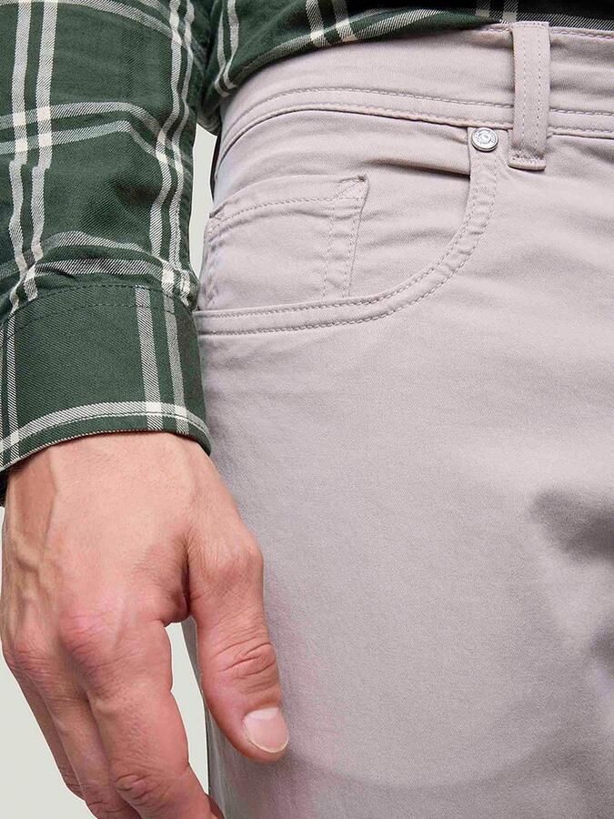 Pierre Cardin Broek Lyon Tapered Greige - Foto 2