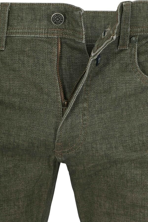 Pierre Cardin Broek Lyon Tapered Olijfgroen - Foto 2