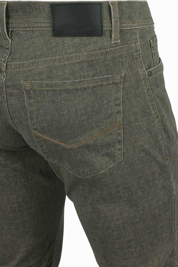 Pierre Cardin Broek Lyon Tapered Olijfgroen - Foto 3