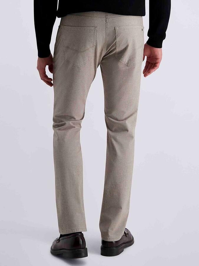Pierre Cardin Broek Lyon Tapered Print Greige - Foto 2