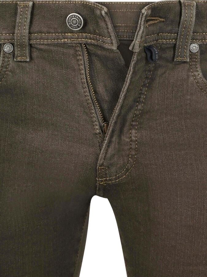 Pierre Cardin Broek Lyon Tapered Raw Bruin - Foto 2