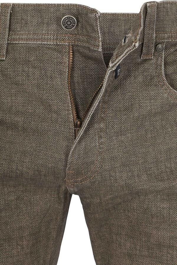 Pierre Cardin Broek Lyon Tapered Taupe - Foto 2
