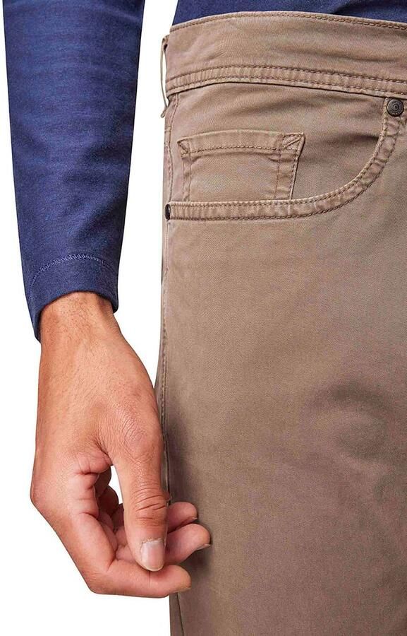 Pierre Cardin Broek Lyon Tapered Taupe - Foto 3